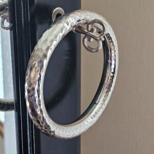 Retired Silpada Sterling Silver (.925) Hammered Bangle Bracelet - B1653